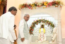 रायपुर: मुख्यमंत्री ने सदगुरु कबीर साहेब मंदिर में किए दर्शन