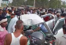 कानपुर में भीषण सड़क हादसा: हाईवे पर डंपर की टक्कर से कार सवार महिला समेत तीन की मौत, दो घायल