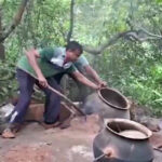 पुलिस ने गंजाम में अवैध देशी शराब निर्माण इकाइयों पर मारे छापे