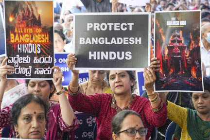 पश्चिम बंगाल की राजनीति पर बांग्लादेश में हिंदुओं पर हमलों का असर