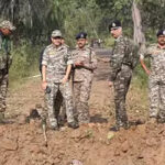 बीजापुर नक्सली हमला: छत्तीसगढ़ के डीजीपी, सीआरपीएफ महानिदेशक ने घटनास्थल का दौरा किया