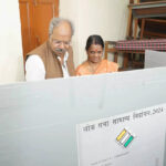 रायपुर निकाय चुनाव: सांसद बृजमोहन अग्रवाल ने मतदान किया…