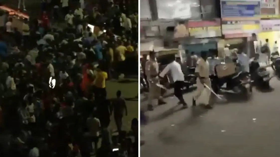 मैच के बाद जश्न के बीच बवाल: महू में झड़प और तनाव, हैदराबाद-नागपुर-करीमनगर में लाठीचार्ज