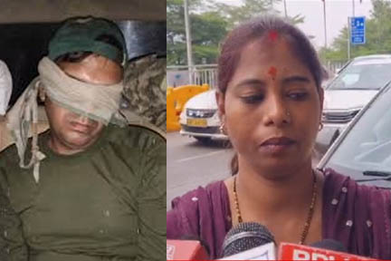 पाकिस्तान में हिरासत में लिए गए बीएसएफ जवान की पत्नी चंडीगढ़ हवाई अड्डे पहुंची