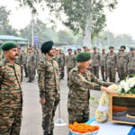 किश्तवाड़ मुठभेड़ में शहीद हुए सैनिक को श्रद्धांजलि दी गई