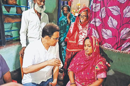 कालीगंज विस्फोट के पीड़ित के परिवार को पैसे देने की कोशिश : तृकां विधायक को कारण बताओ नोटिस