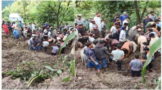 Reasi Landslide: घर गिरने से सात लोगों की मौत