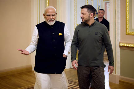 यूक्रेन संघर्ष के समाधान के लिए भारत प्रतिबद्ध: प्रधानमंत्री मोदी ने जेलेंस्की से कहा