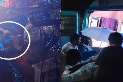 हैदराबाद में जन्माष्टमी पर्व पर शोभा यात्रा के दौरान पांच लोगों की करंट लगने से मौत