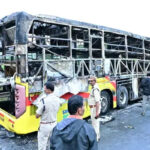 आंध्र प्रदेश के कुरनूल में निजी बस में आग लगी, 20 लोगों की मौत