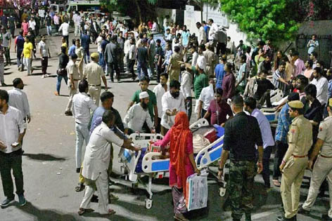 SMS अस्पताल के ट्रॉमा सेंटर में आग से छह मरीजों की मौत, परिजनों ने लगाया लापरवाही का आरोप