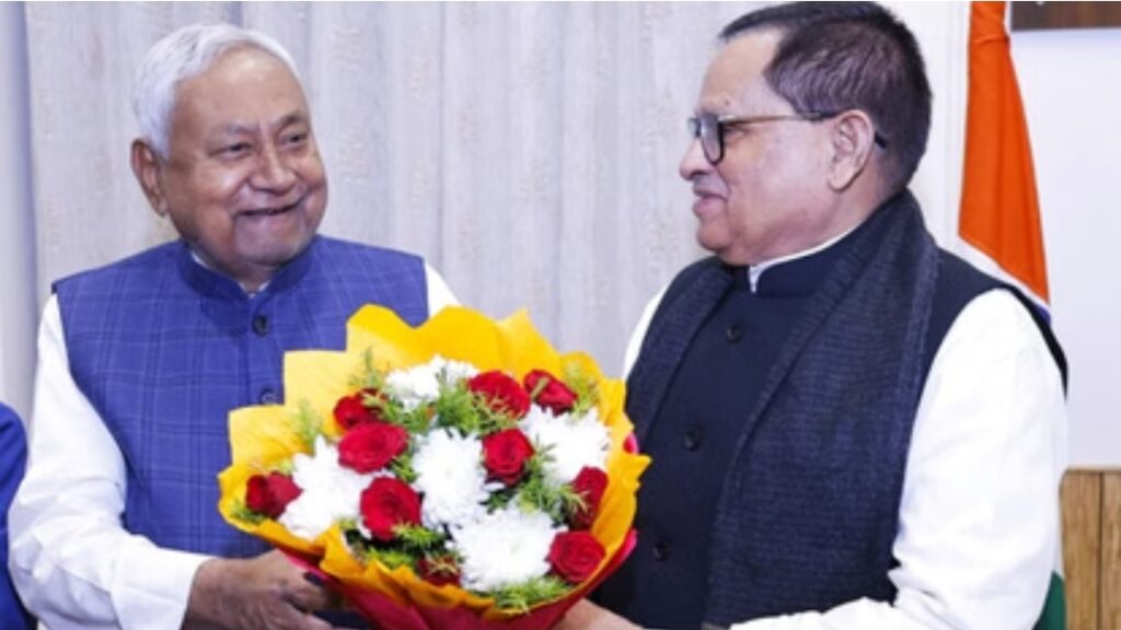 मुख्यमंत्री आवास जाकर नीतीश कुमार का इस्तीफा लाया गया; किसने दी जानकारी? बिहार में ऐसा पहली बार