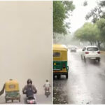दिल्ली-एनसीआर में मौसम ने ली करवट, नोएडा में तेज आंधी और बारिश, दिन में ही छाया अंधेरा