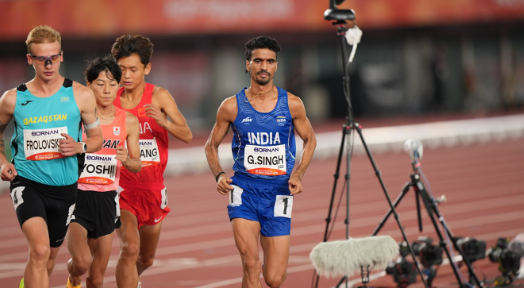 Asian Games  : पुरुष 1500 मीटर दौड़ में गुलवीर सिंह ने जीता रजत, युनूस पदक से चूके, भारत के कुल पदक हुए 32