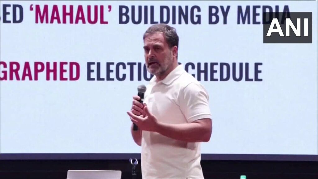 एंटी-इन्कंबेंसी: राहुल गांधी ने लोकतंत्र और चुनावी व्यवस्था को लेकर केंद्र सरकार पर साधा निशाना
