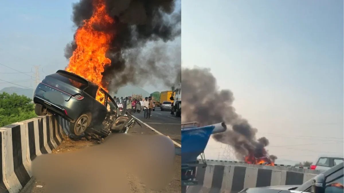 आज 11 जिंदगियां खत्म : कार में आग लगने से 5 की मौत, कार-ट्रक की भिड़ंत में छह की मौत