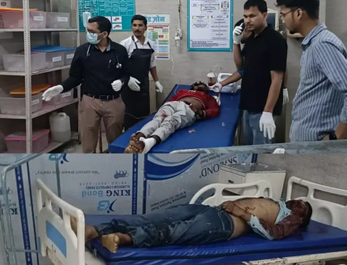दो बाइकों की आमने-सामने भिड़ंत, महिला-पुरुष की मौत, 3 लोग घायल
