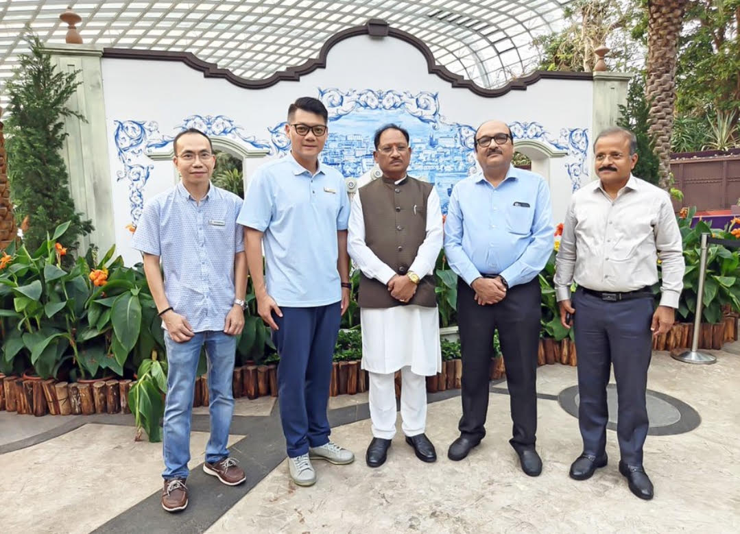 बड़ी खबर : सिंगापुर दौर पर सीएम साय, गार्डन्स बाय द बे’ के जीएम से मिले, छत्तीसगढ़ में इको-टूरिज्म की संभावनाओं को लेकर की चर्चा