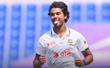 Cricket बांग्लादेशी क्रिकेटर हसन महमूद ने विकेट की हैट्रिक लगाई, तीन खिलाड़ी लगातार आउट किए, देखिए वीडियो