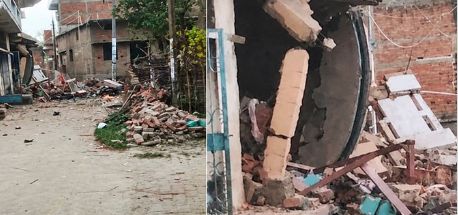 पटाखा कारोबारी के घर में भीषण विस्फोट! पति-पत्नी और बेटी समेत 5 की मौत, देखिए खौफनाक वीडियो