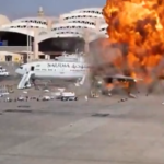 Riyad Airport रियाद एयरपोर्ट पर हूती हमला, एक अमेरिकी सहित 12 की मौत, प्लेन ब्लास्ट होने का वीडियो