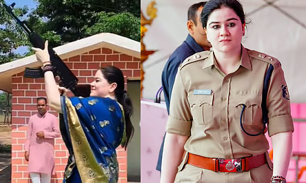 फायरिंग के बाद नोटिस-फायर : आइपीएस अंकिता शर्मा को मिला नोटिस, साड़ी पहनकर हर्ष फायरिंग करने पर पुलिस मुख्यालय ने मांगा स्पष्टीकरण, देखिए विवादित वीडियो