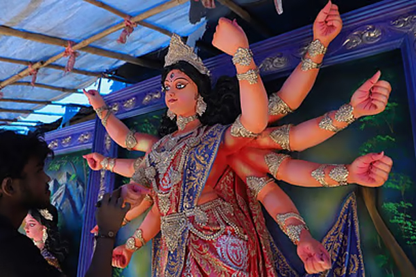 झारखंड: दुर्गा पूजा में भीड़ नियंत्रित करने के लिए के पूर्वी सिंहभूम में सुरक्षा बढ़ाई गई