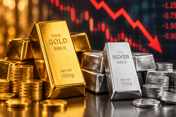 Domestic futures market: 2 लाख के नीचे आई चांदी, सोने में भी भारी गिरावट, इस हफ्ते अभी और गिरेंगे दाम!